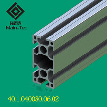 欧标工业铝型材 加工方管铝合金型材流水线工作台40*806槽重型