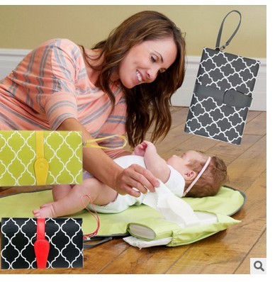 JJOVCE多功能便携式婴儿尿布垫储物可折叠防水宝宝隔尿垫换尿垫|ms