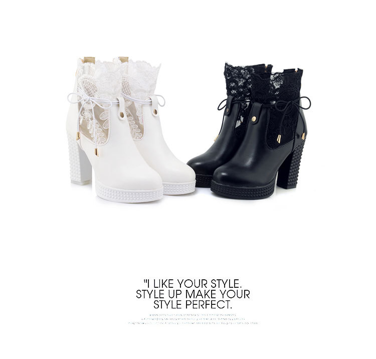 Bottes femme en PU artificiel - Ref 3355040 Image 24