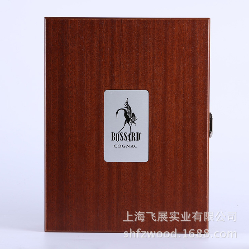 洋酒包装礼盒,沙比利实木酒盒,洋酒XO包装木盒(上海工厂)