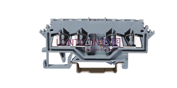 琅图轨道弹簧2.5平方4线B型发光管侧标 琅图轨道弹簧2.5平方4线B型发光管侧标,0.2-2.5平方毫米4通道B型带发光管,4通道B型带发光管侧面标记接线端子