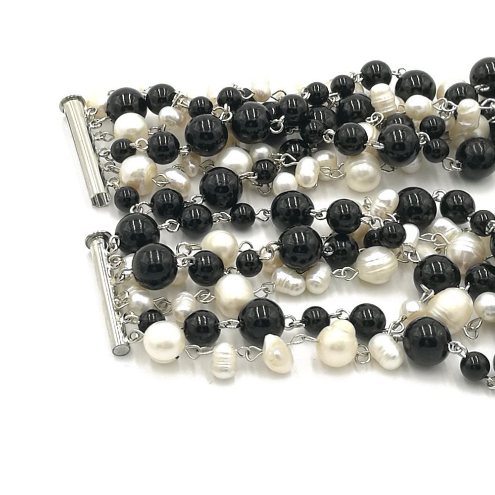 Occident and the United States pearlnecklace (White K)NHCT0129-White K