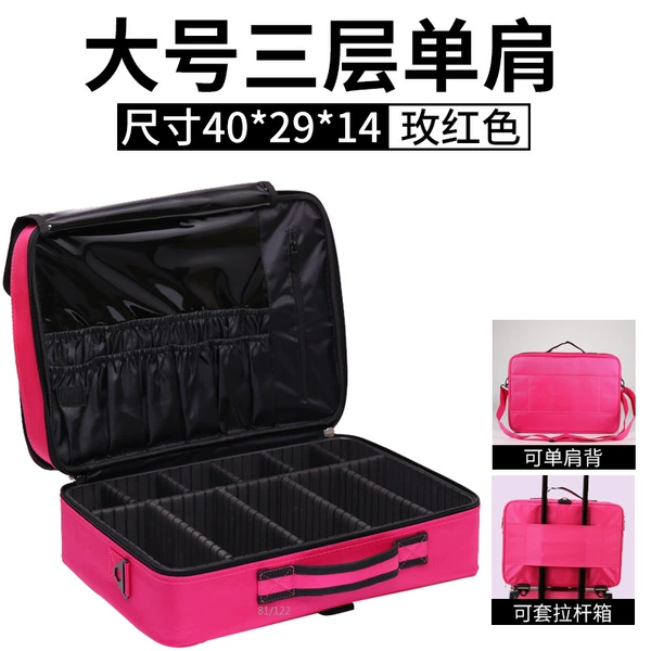Big face blush, straps, suitcase