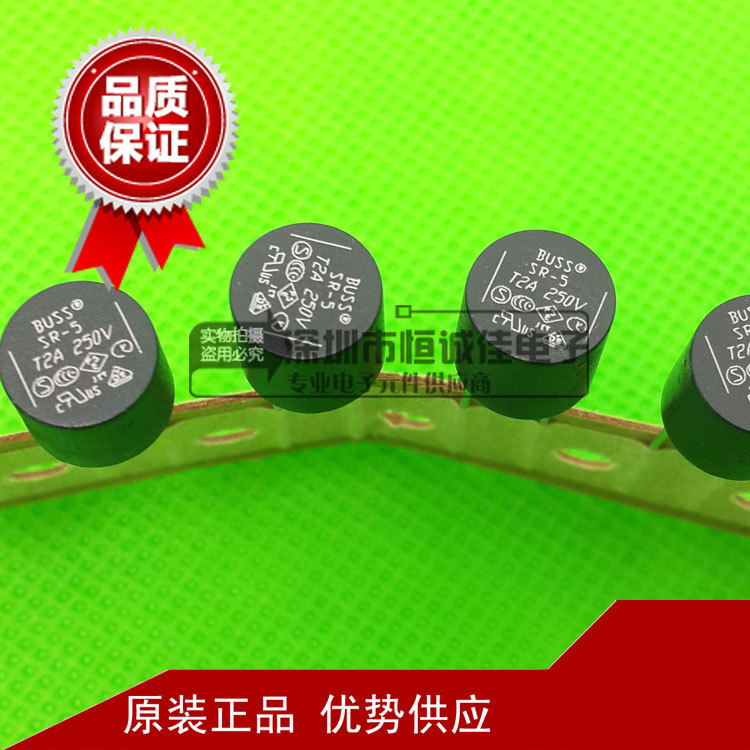 全新原装 Bussmann SR-5-2A -AP 250V T2A 圆柱型保险丝 现货供应