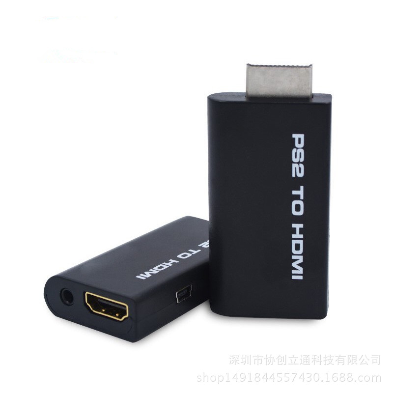 工厂直销PS2 TO HDMI,PS2转HDMI,game转HDMI,带音视频转换器