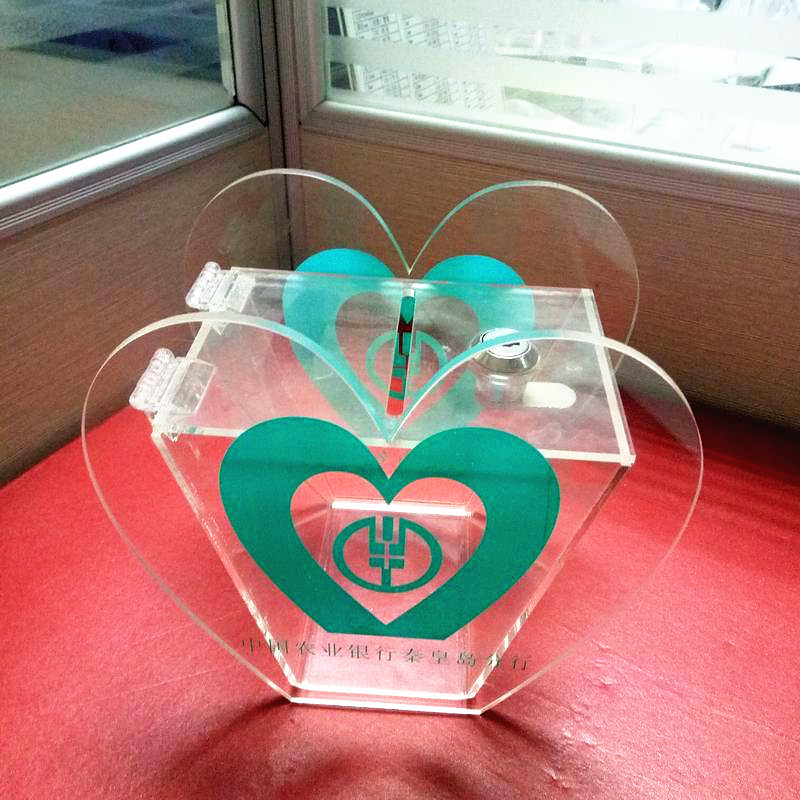 定制亚克力募捐箱 透明办公桌创意水培迷你水族世界鱼缸厂家批发