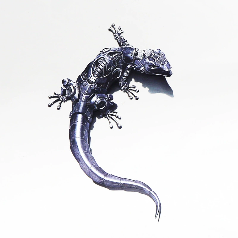 Креативные механические геккон автомобильные наклейки водонепроницаемый солнцезащитный крем кузова автомобиля личность царапины автомобильные наклейки