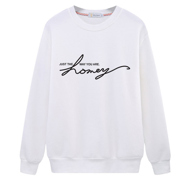 Spring pullover vests female students simple color letters thin long sleeve coat Korean tide coat 1136-57