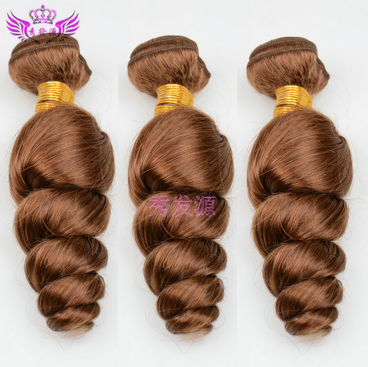 Light brown color ා 4 kinky curly hair human hair curtain