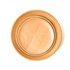 Hot -selling solid wood pallet wooden disc custom fruit plate snack plates round solid wood plate new products are online
