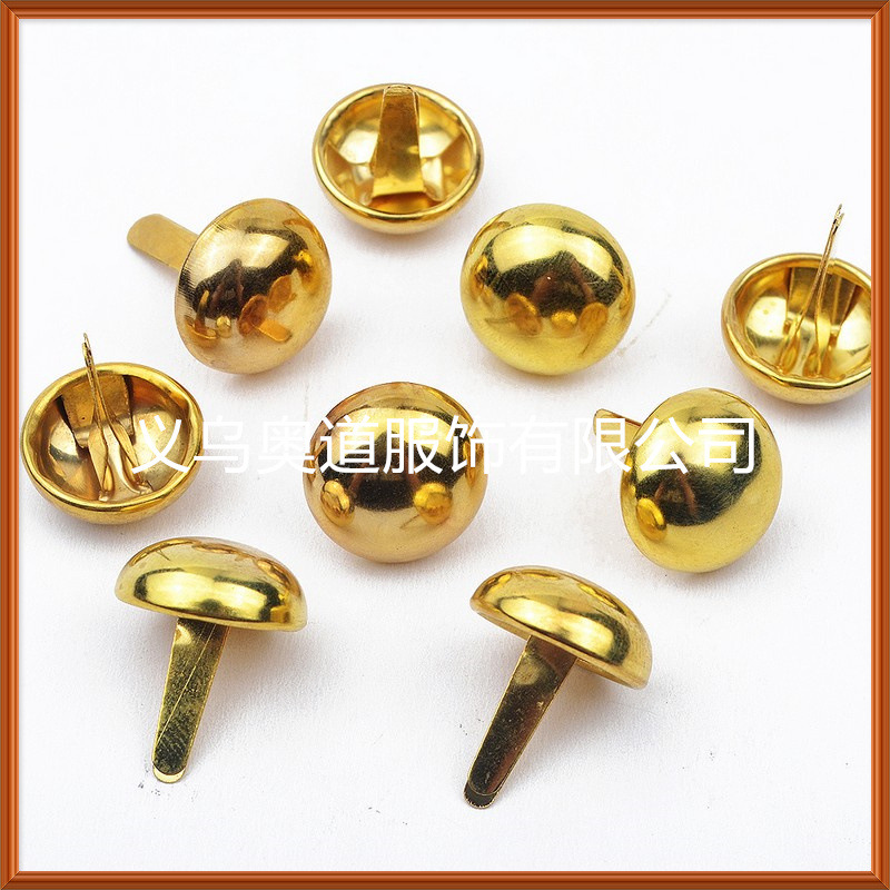 供应10*26平头金色长脚双脚钉 开叉钉 diy金属圆头文具配件两脚钉-阿里巴巴