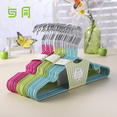 With the same children Bold coat hanger household No trace Non-slip clothes balcony dormitory Storage Drying Shelf