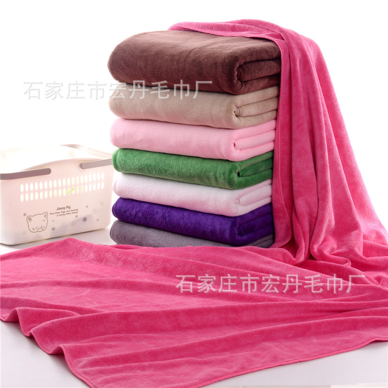 Manufactor wholesale Beauty Bath towel soft water uptake Superfine fibre Bath towel Foot bath Hotel massage Make the bed Bath towel