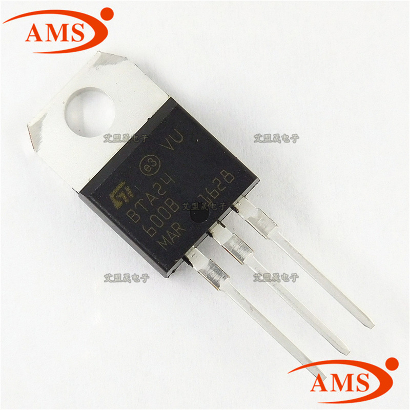 BTA24-600B BTA24-600 直插TO-220 双向可控硅 ST/意法 全新现货