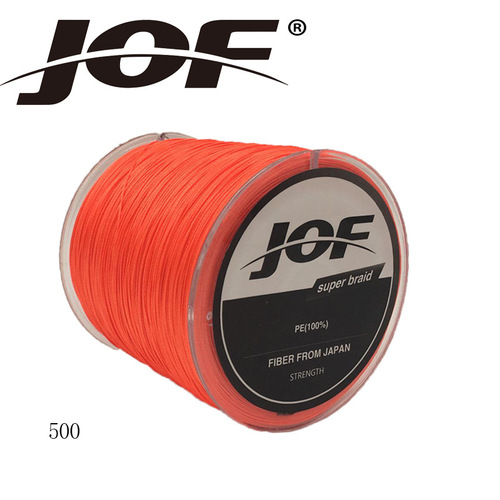 JOF Xinli fishing gear 8 braid PE strong horse fishing line 500 meters anti-biting line fishing line fishing line wholesale cross-border