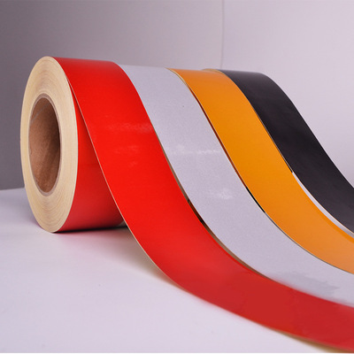Luxi Hongbai 5cm Reflective film Sticker Reflective tape Reflective Reflective traffic Noctilucent Reflective paper Warning