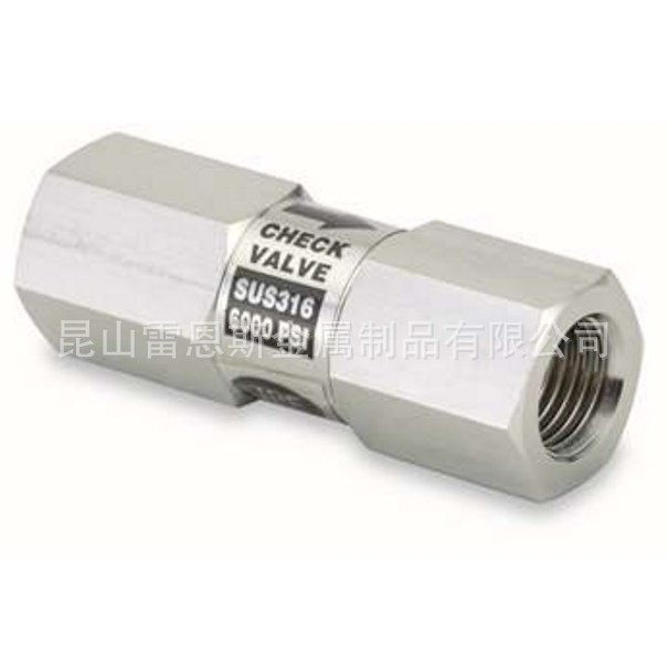 中国台湾沅亨(JPE) 不锈钢316螺纹式仪表止回阀C-CV-S6-03FR-1