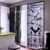 Halloween curtain ghost festival door curtains edited lace spider web bat curtain 40x84 inch ghost festival