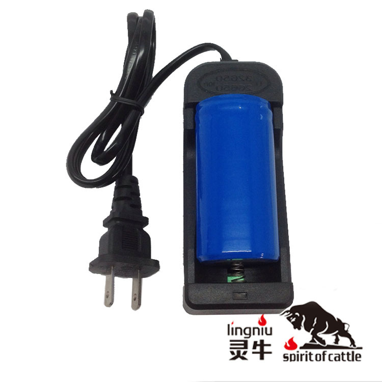 美规32650 26650 磷酸铁锂电池充电器 3.2V1A  [CE FCC认证] 单充