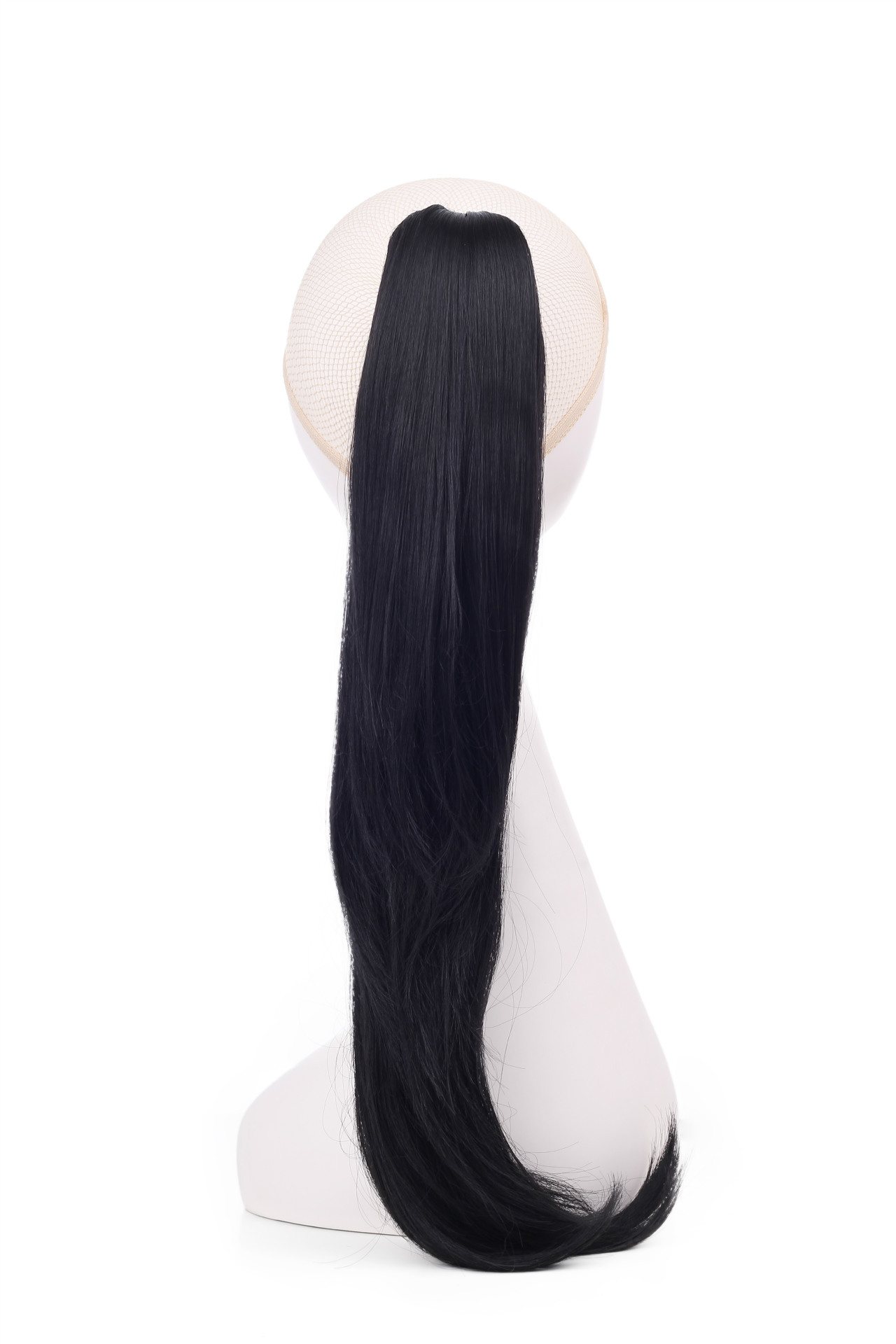 2020 Peluca de cola de caballo de pelo largo Douyin celebridad de Internet mismo estilo