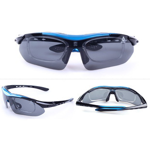 Outdoor men's sports glasses driver polarizing glasses sunglasses myopia riding sunglasses set XQ100