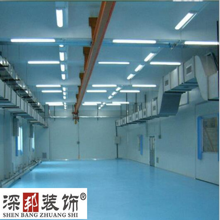 沙井厂房装修松岗厂房装修公明地板漆施工无尘车间装修