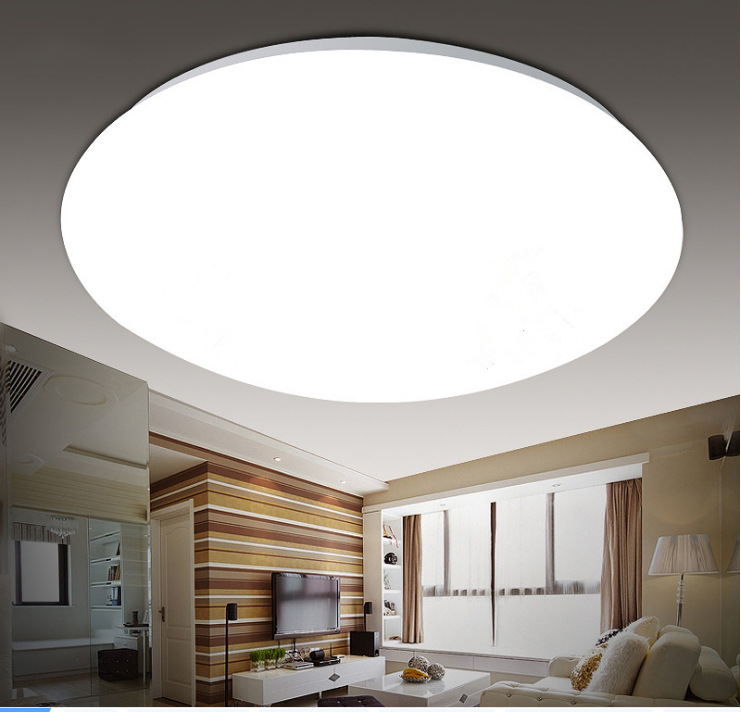 LED吸顶灯8-24W亚克力纯白卧室办公室走廊楼道阳台灯工程灯厂家批-阿里巴巴