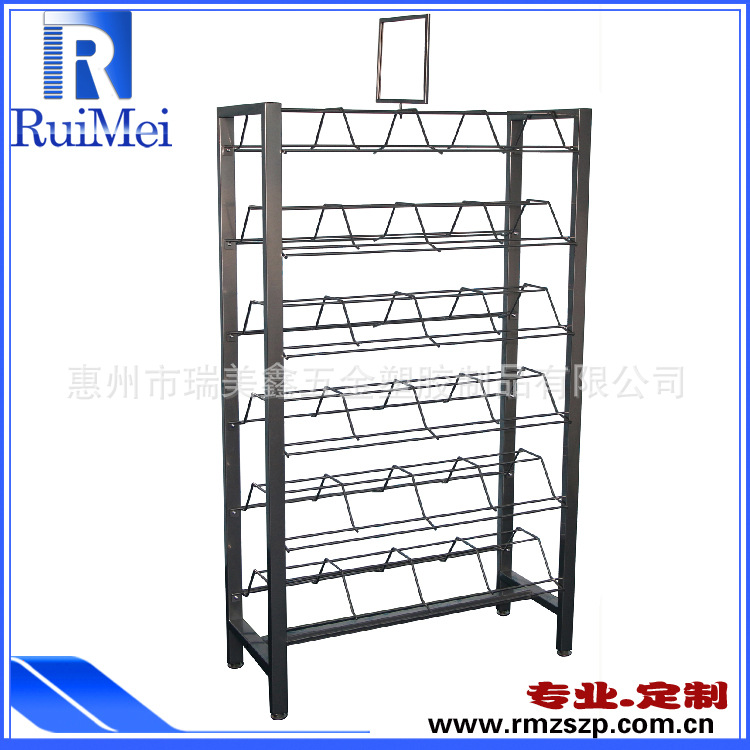 定制鞋子金属展示架 鞋店用品展示架 生活用品展示架 鞋类置物架
