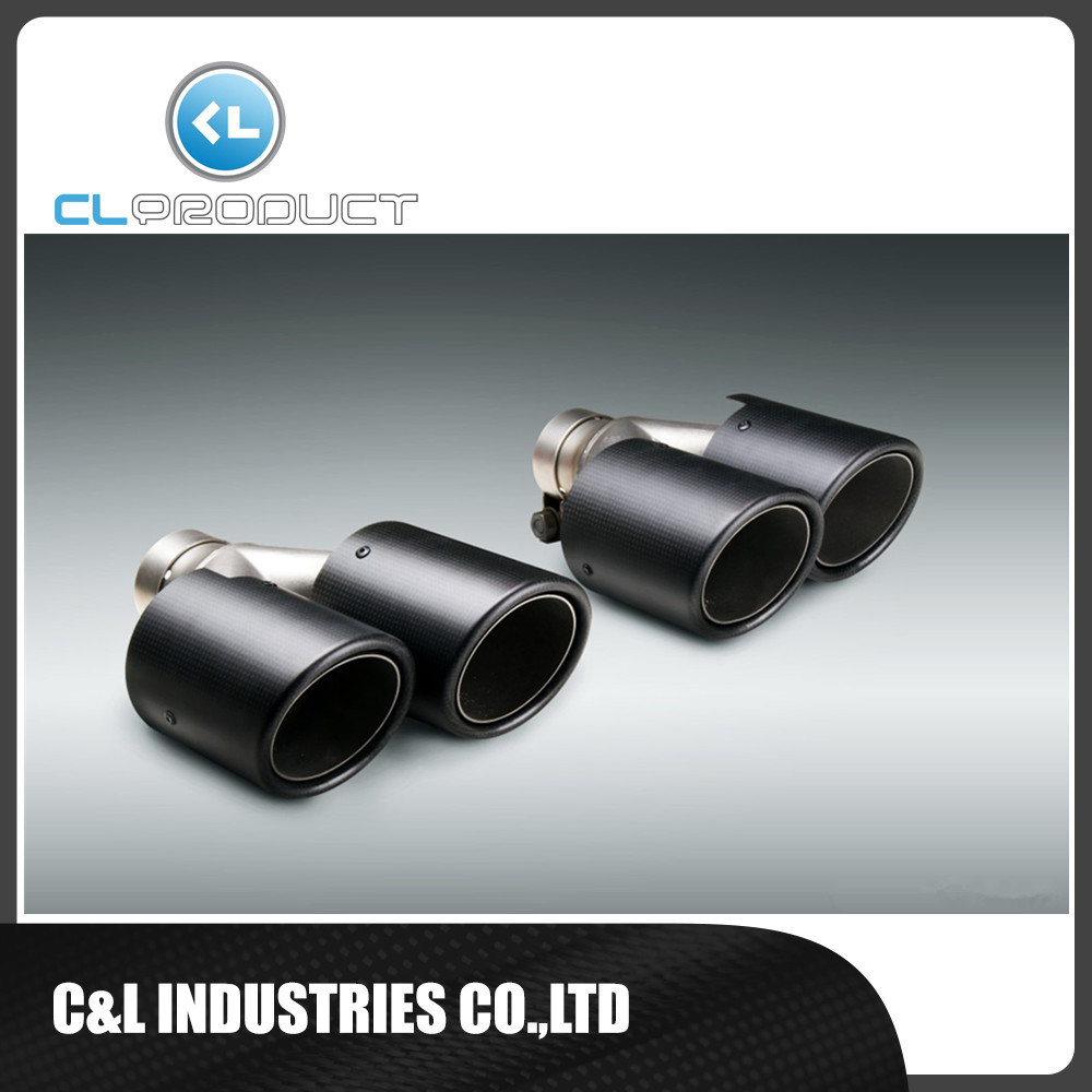 工厂直供碳纤维改装汽车配件100%碳纤维汽车尾喉|ms