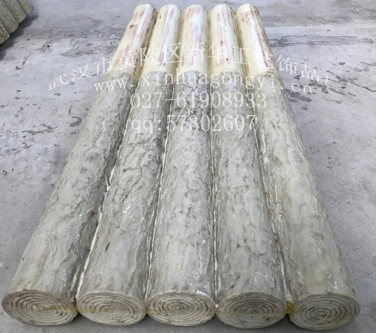 仿松樹皮樁模具B12_1