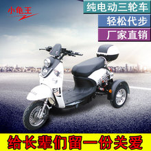 小龜王電動三輪車代步車電動車電瓶車成人家用學生接送踏板休閑車
