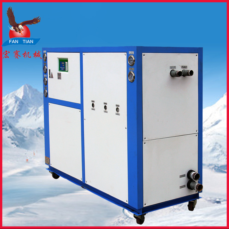 东莞10p水冷式冷水机 10hp水循环制冷机 挤出线辊筒专用水冷机