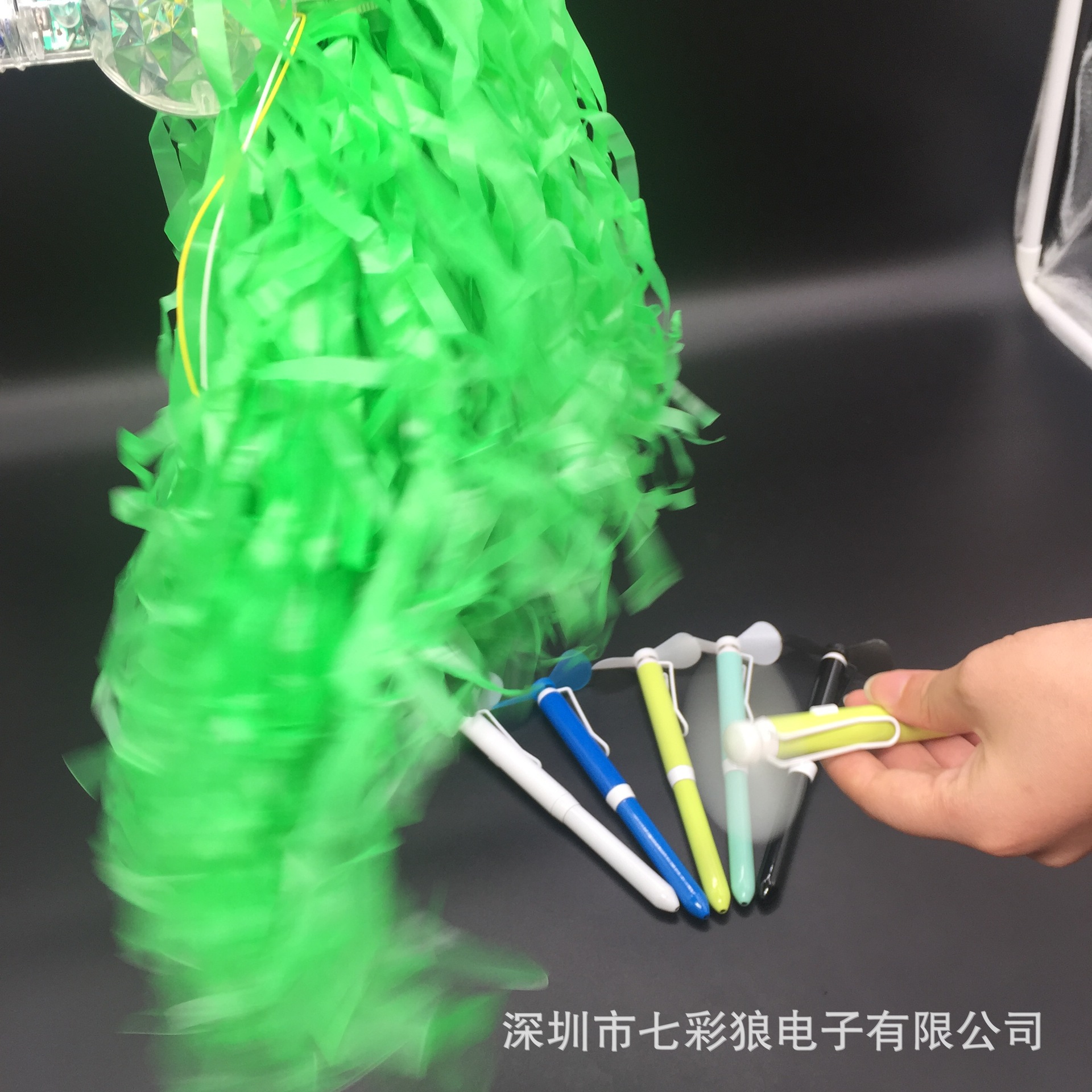 夏季文具礼品风扇笔学生迷你手持风扇笔可定制LOGO金属风扇笔