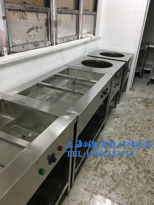 supply Stainless steel heat preservation Fast food Meal stand factory canteen kitchen equipment Meal car Five compartments in the cafeteria