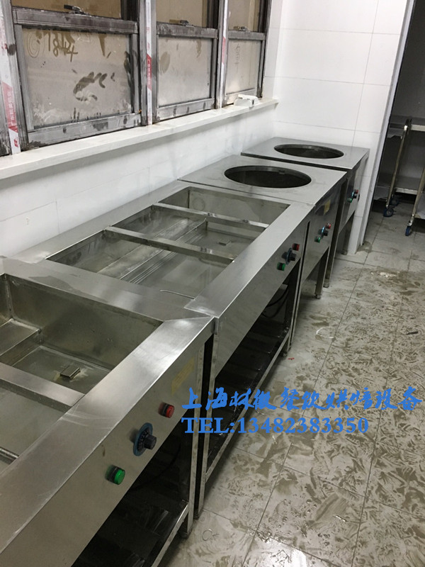 supply Stainless steel heat preservation Fast food Meal stand factory canteen kitchen equipment Meal car Five compartments in the cafeteria