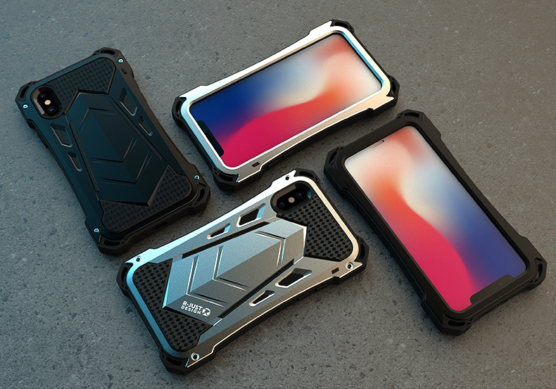 R-Just Armor Ghost Warrior IP54 Waterproof Case Extreme Protection System for Apple iPhone X