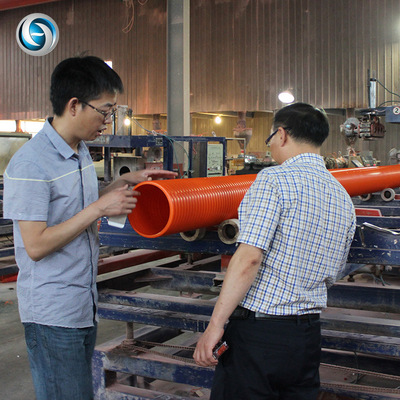 厂家直营复合增强双壁hpvc波纹管hpvc电力波纹管HFCM电力管