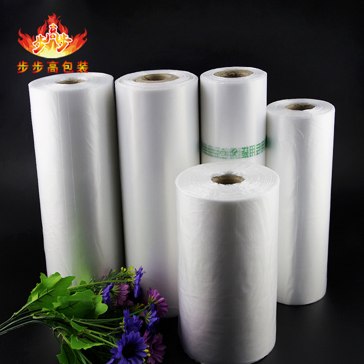 Factory wholesale Supermarket bags on roll transparent food Fresh keeping plastic bag thickening supermarket Bags on roll