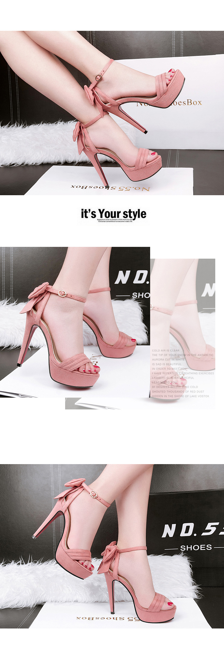 Chaussures été pour femme NO.55 SHOES en Caoutchouc - Ref 3346205 Image 16