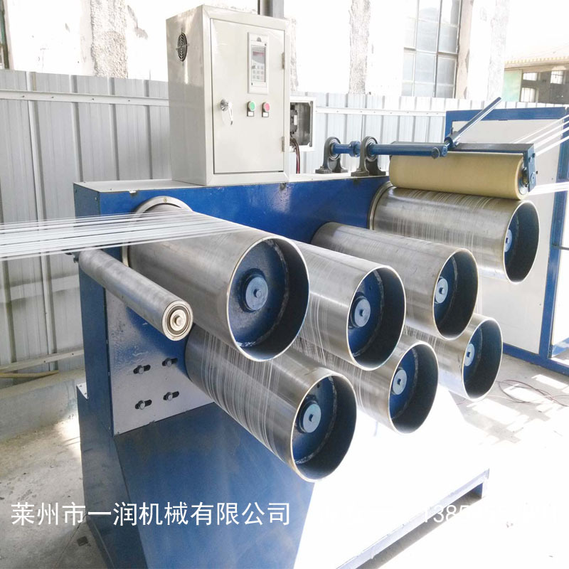 一润亚麻丝拉丝制绳机生产线   PP亚麻丝绳制绳设备