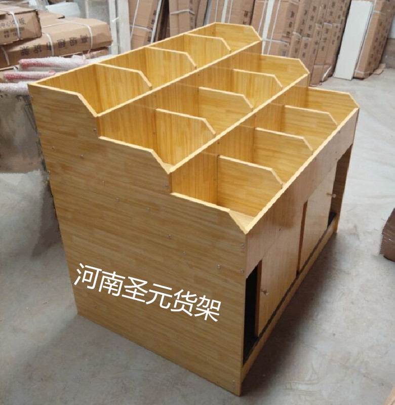 五谷杂粮货柜超市粮油店木质米斗散货柜米粮干果散装食品展示柜子