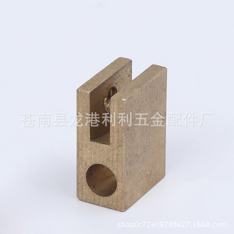 定制定做 四方小顶针切削加 非标四方铜件 可来图生产