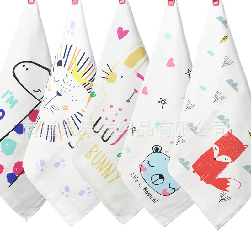 cotton gauze eating bib for breastfeeding