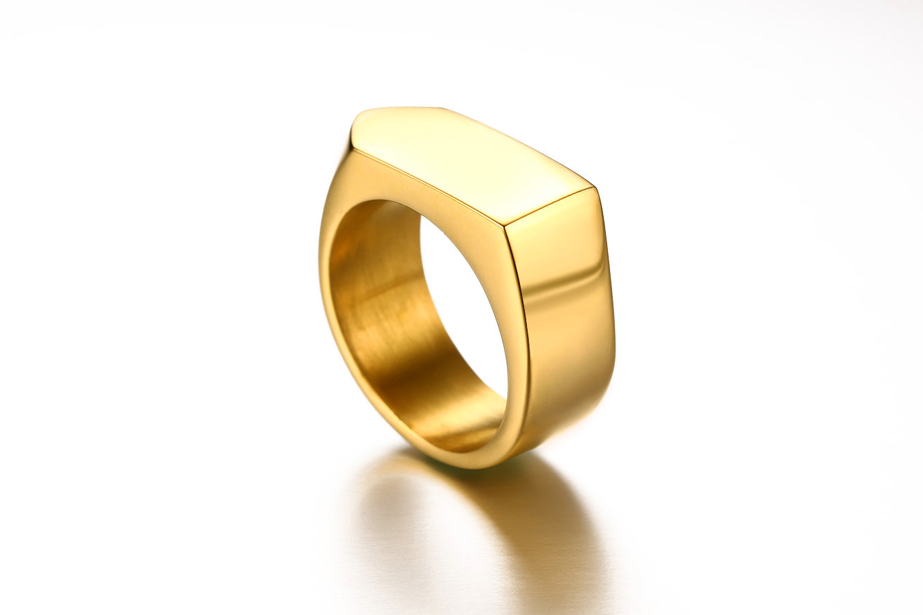 Fashion Geometric Stainless Steel Rings Plating Stainless Steel Rings