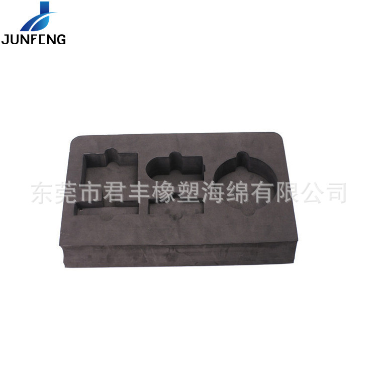 家电零配件包装托盘 可设计扣手位EVA雕刻一体防护海绵内衬