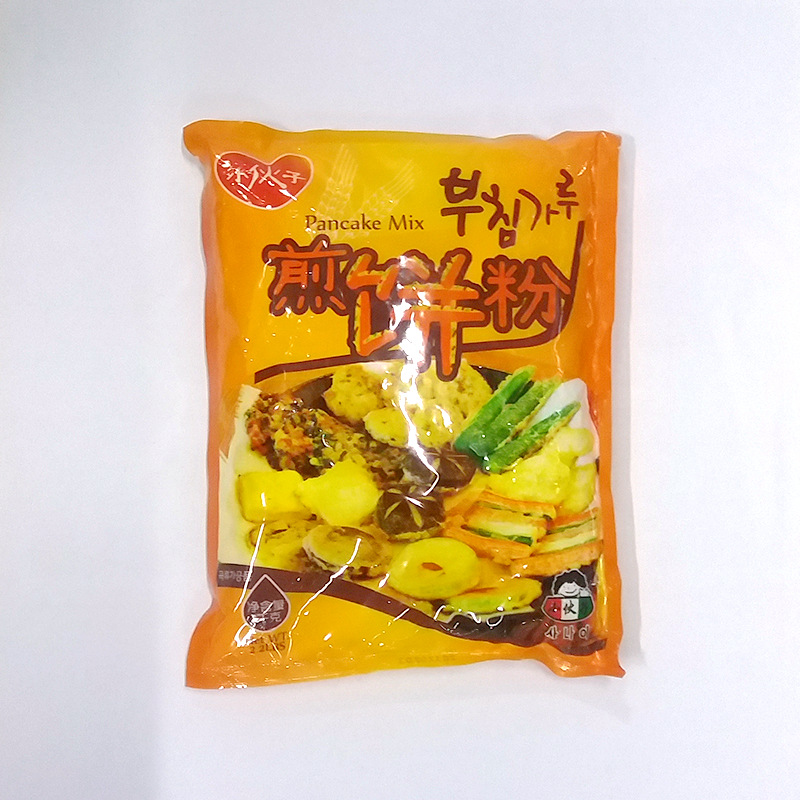 小伙子煎饼粉1kg*10袋韩式泡菜饼土豆饼粉韩式料理披萨饼烙饼粉|ms