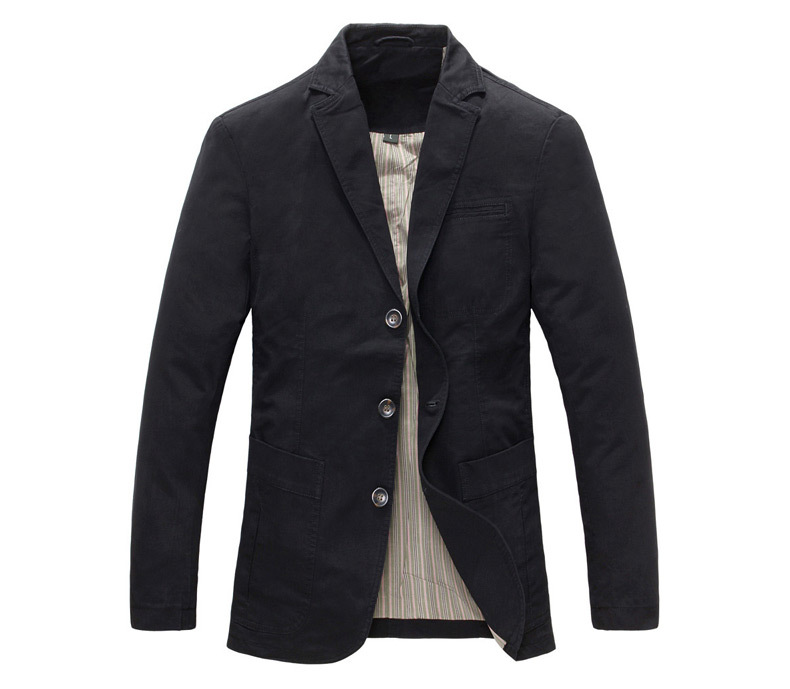Men's Cotton Suit Jacket Tops Blazers suits coat outwear fashion casual