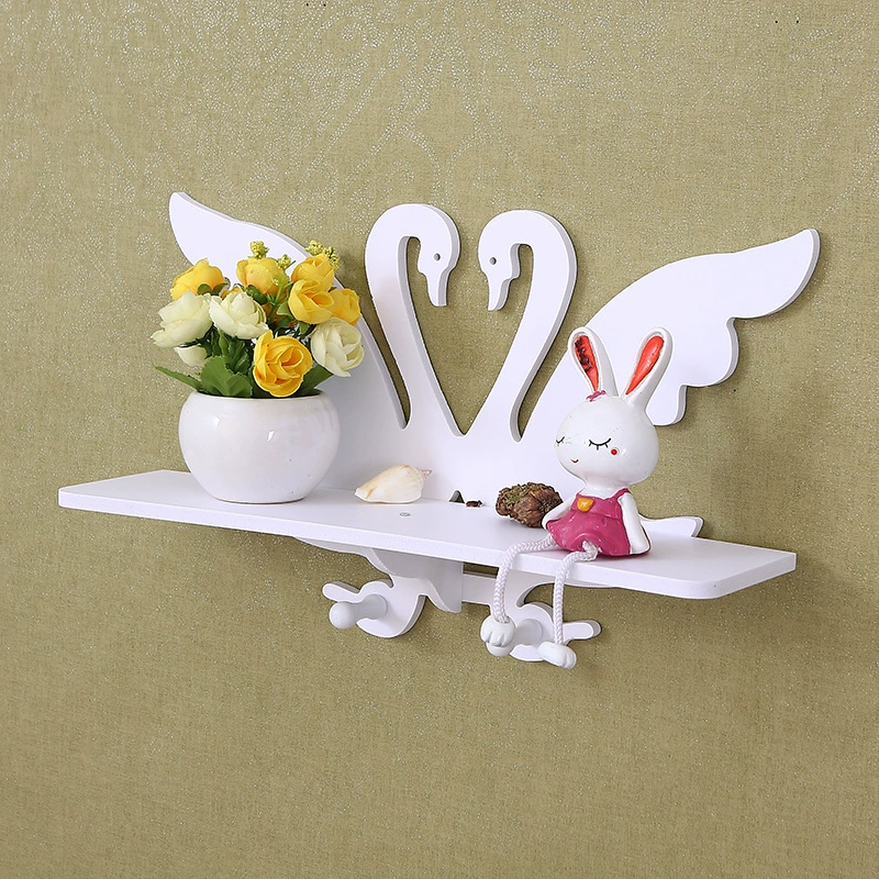 Креативная пасторальная настенная полка настенная стойка декоративная настенная перегородка полка спальня гостиная ТВ фон