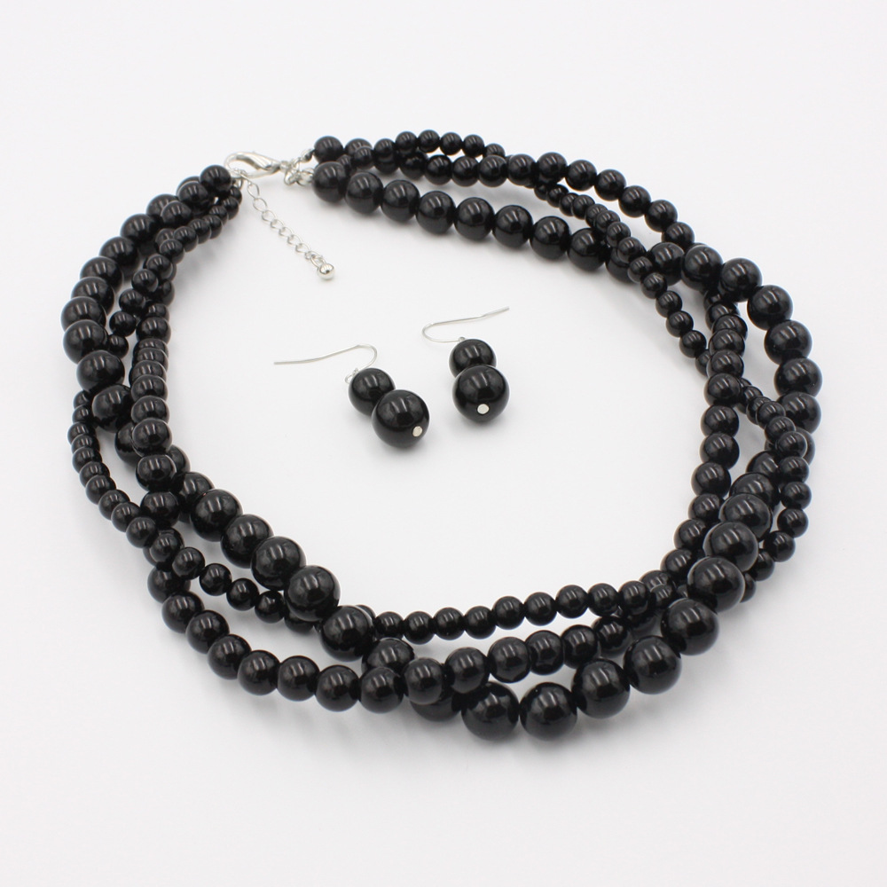 Occident and the United States pearlnecklace (gray)NHCT0092-gray