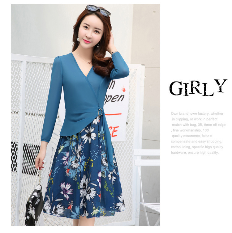 欣贝拉，2017新款春装，连衣裙，两件套，